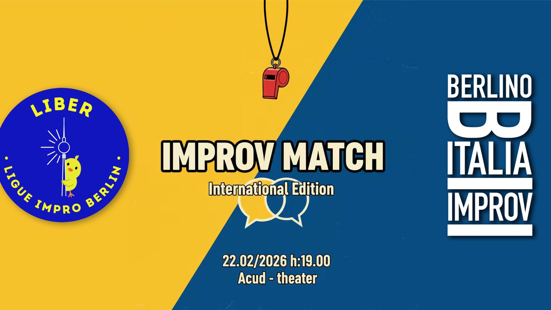 IMPROV MATCH International Edition. Liber vs BII