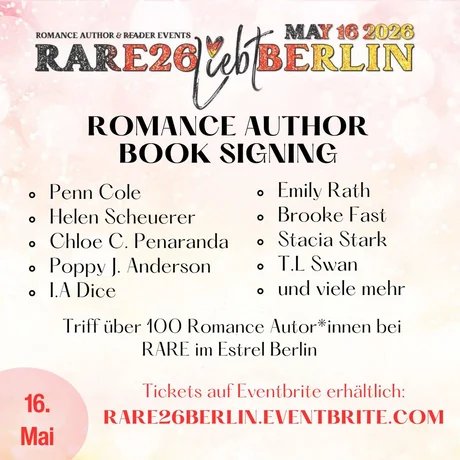 RARE26 BERLIN - A ROMANCE AUTHOR BOOK SIGNING EVENT