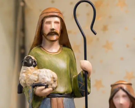 Born in Bethlehem - Nativity art made of wood