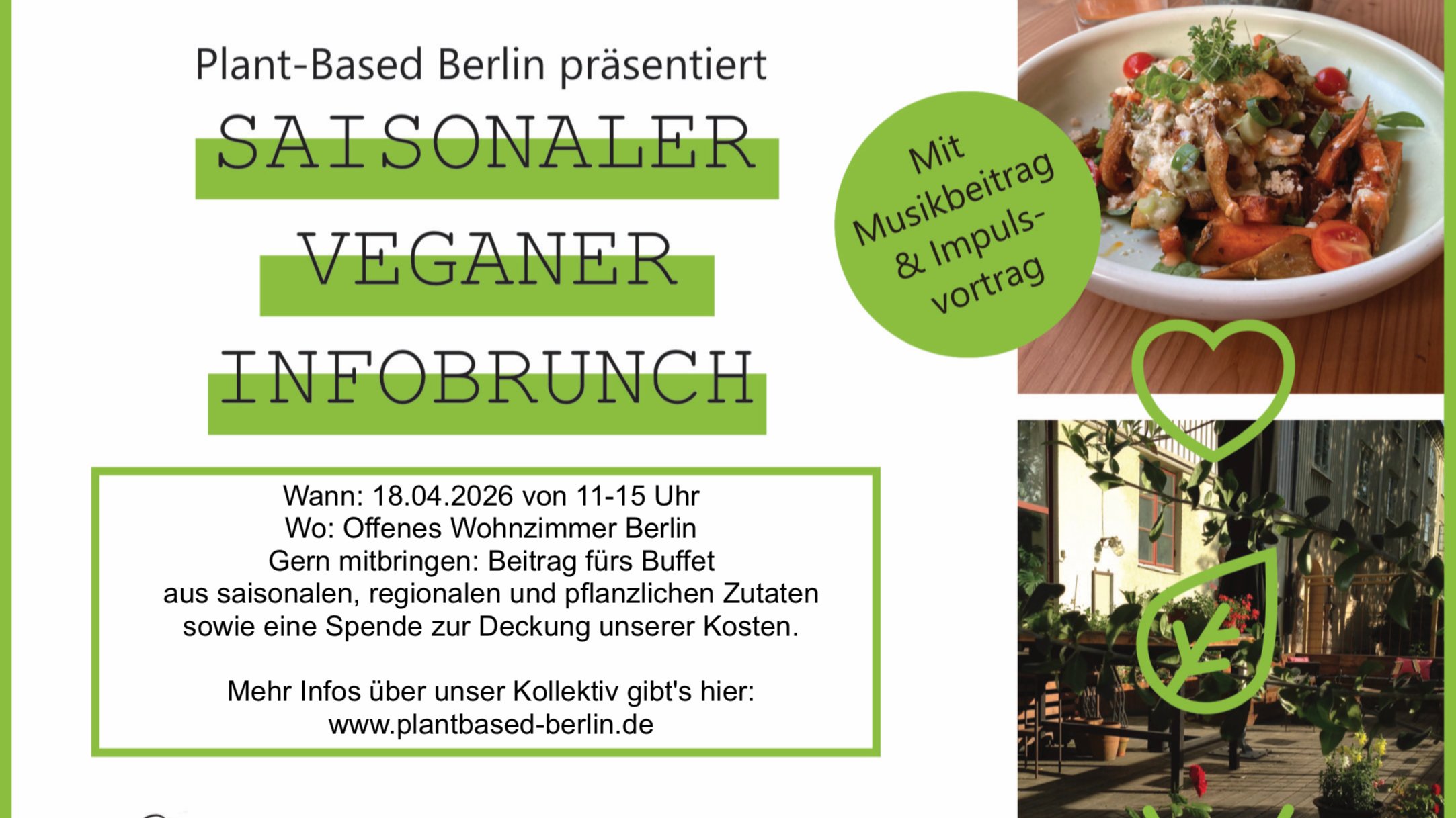 Vegan (mitbring) Info Brunch