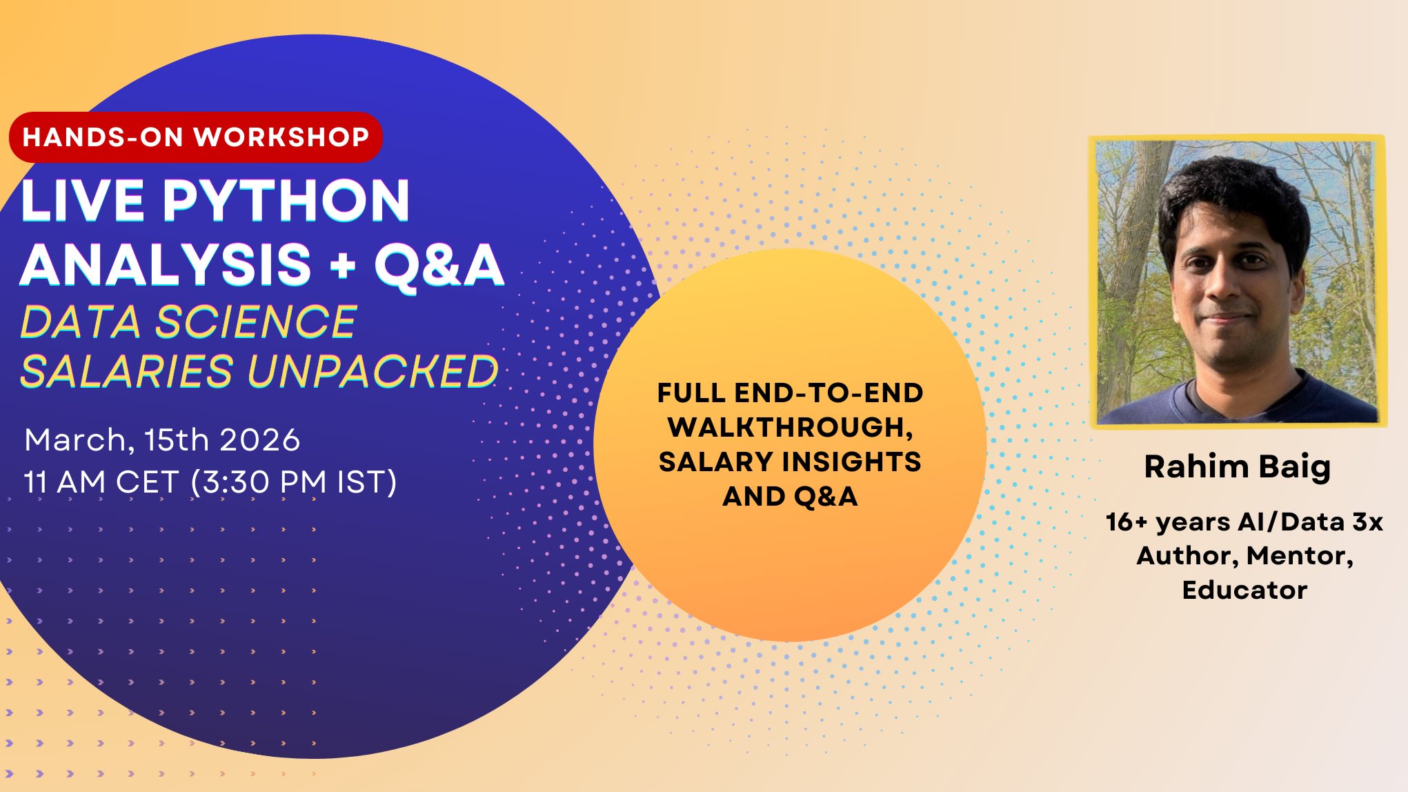 Python Live Analysis + Q&A: Data Science Salaries Unpacked