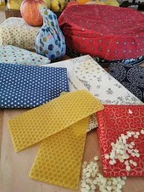 Workshop: Making beeswax cloths – an alternative to foil!