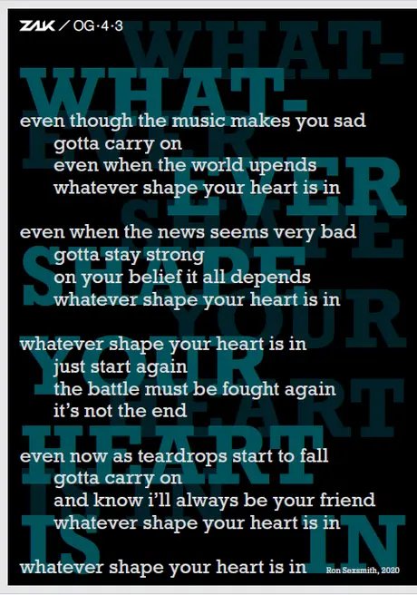 VERNISSAGE: Whatever shape your heart is in