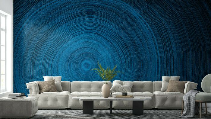 Blue Vortex Swirl