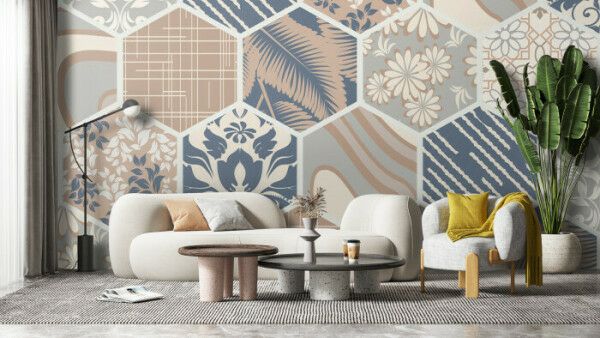 Elegant Geometric Florals