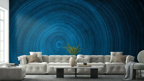 Blue Vortex Swirl