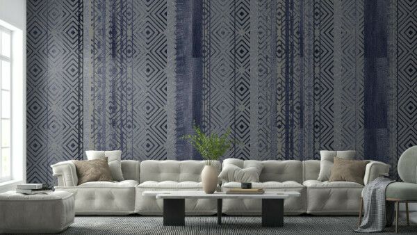 Elegant Indigo Stripes