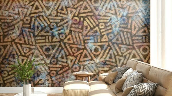 Ancient Relics Abstract Wall Mural