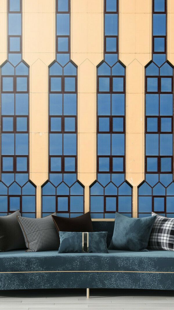 Art Deco Blue