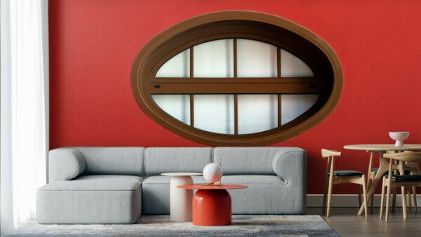 Minimalist Red Elegance