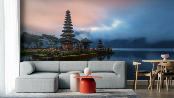 Mystic Dawn at the Lake Temple
