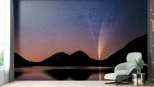 Starry Lake Night