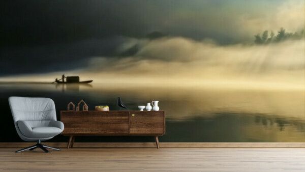Misty Lake Serenity