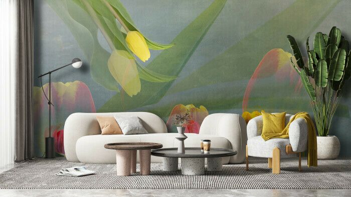 Elegant Tulip Garden