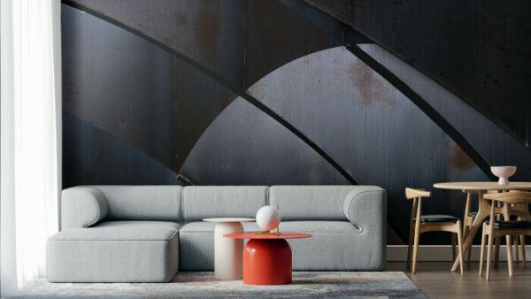 Rustic Metal Curves