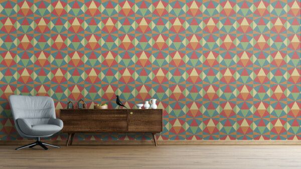 Geometric Harmony Mural