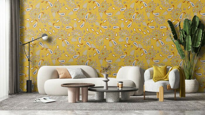 Golden Paisley Bliss