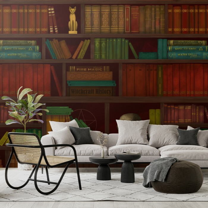 Enchanted Library Wall Mural