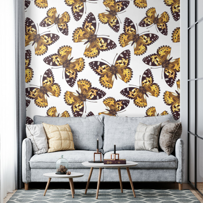 Golden Butterfly Mosaic
