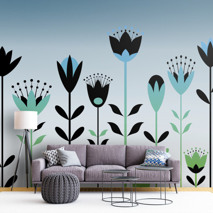 Mid century winter flowers