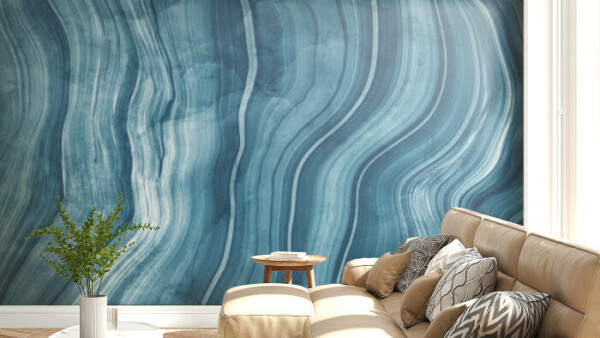 Elegant Blue Waves
