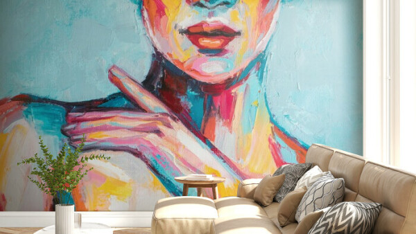Colorful Abstract Portrait