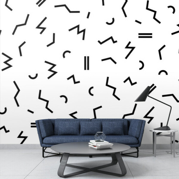 Abstract Modern Monocrom