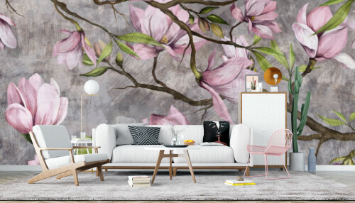 Blossoming Magnolias