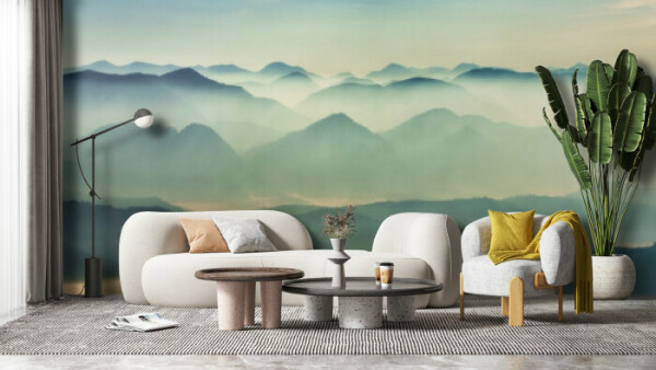Misty Mountain Morning