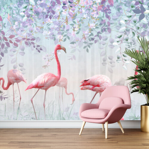 Mystical Flamingo Garden