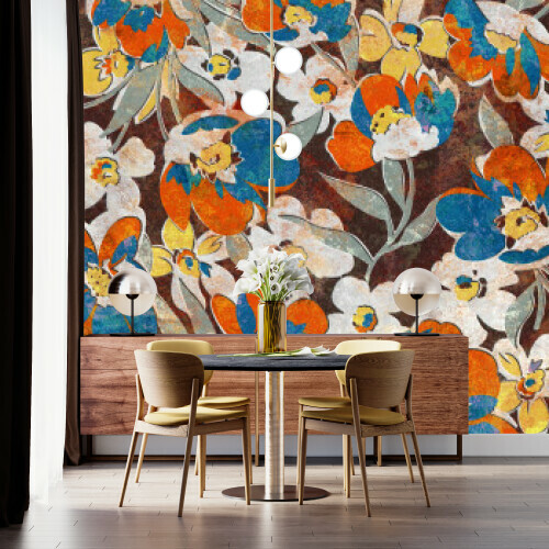Vintage Floral Symphony