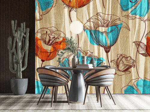 Elegant Floral Sketch