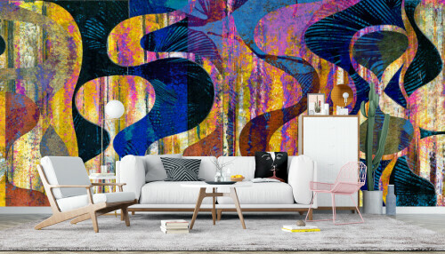 Vibrant Abstract Texture
