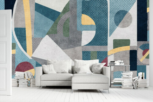 Geometric Abstract Mosaic