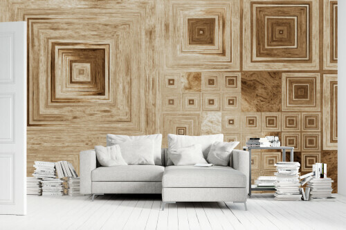 Modern Wooden Squares