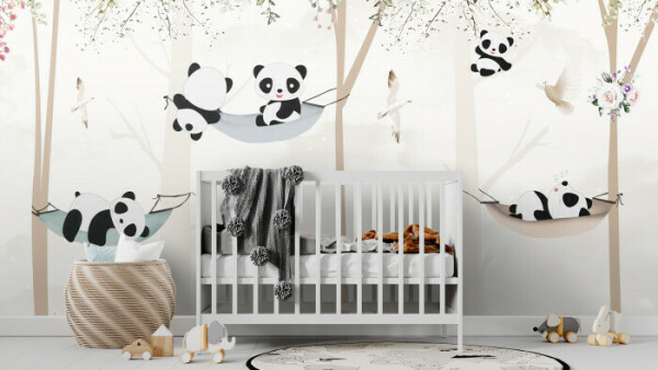 Pandas in Blossom