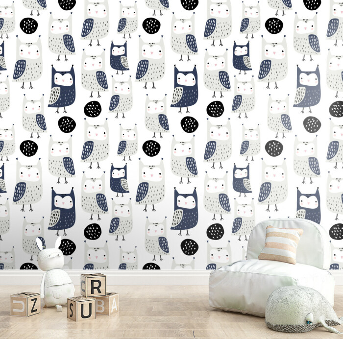 Whimsical Owl Forest