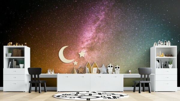 Starry Night Sky Silhouette