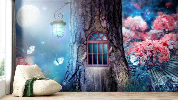 Enchanted Moonlit Garden