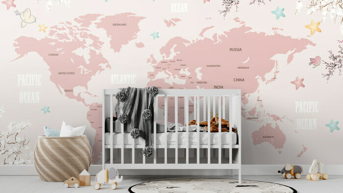 Whimsical World Map