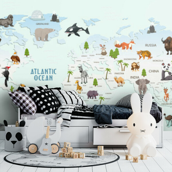Global Wildlife Adventure Mural