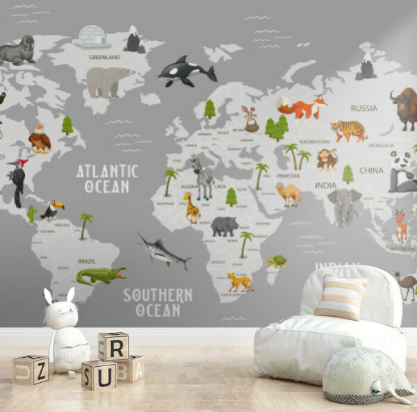 Animal World Map