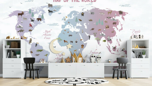 Animal World Map