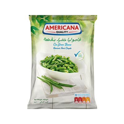 CUT GREEN BEANS 400GM