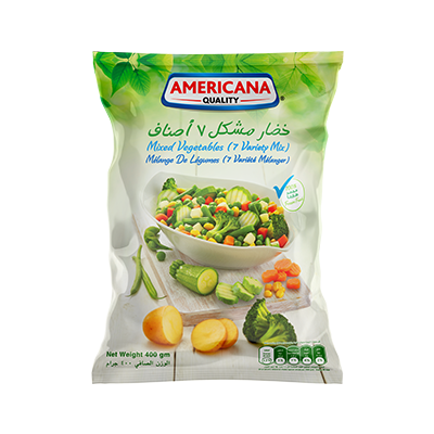 MIXED VEGETABLES (7-WAY) 400GM