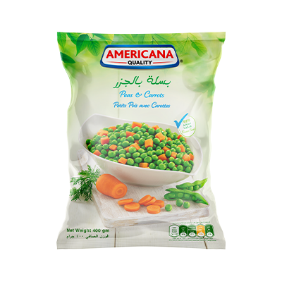 PEAS AND CARROTS 400GM