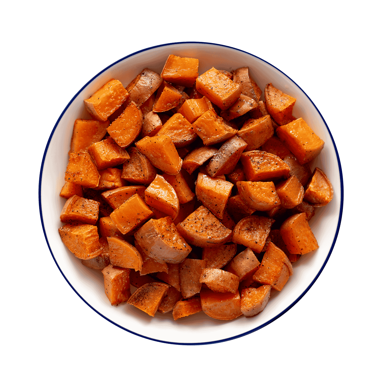 Honey cinnamon roasted sweet potatoes