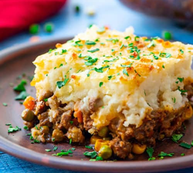 GROUND BEEF SHEPHERD’S PIE