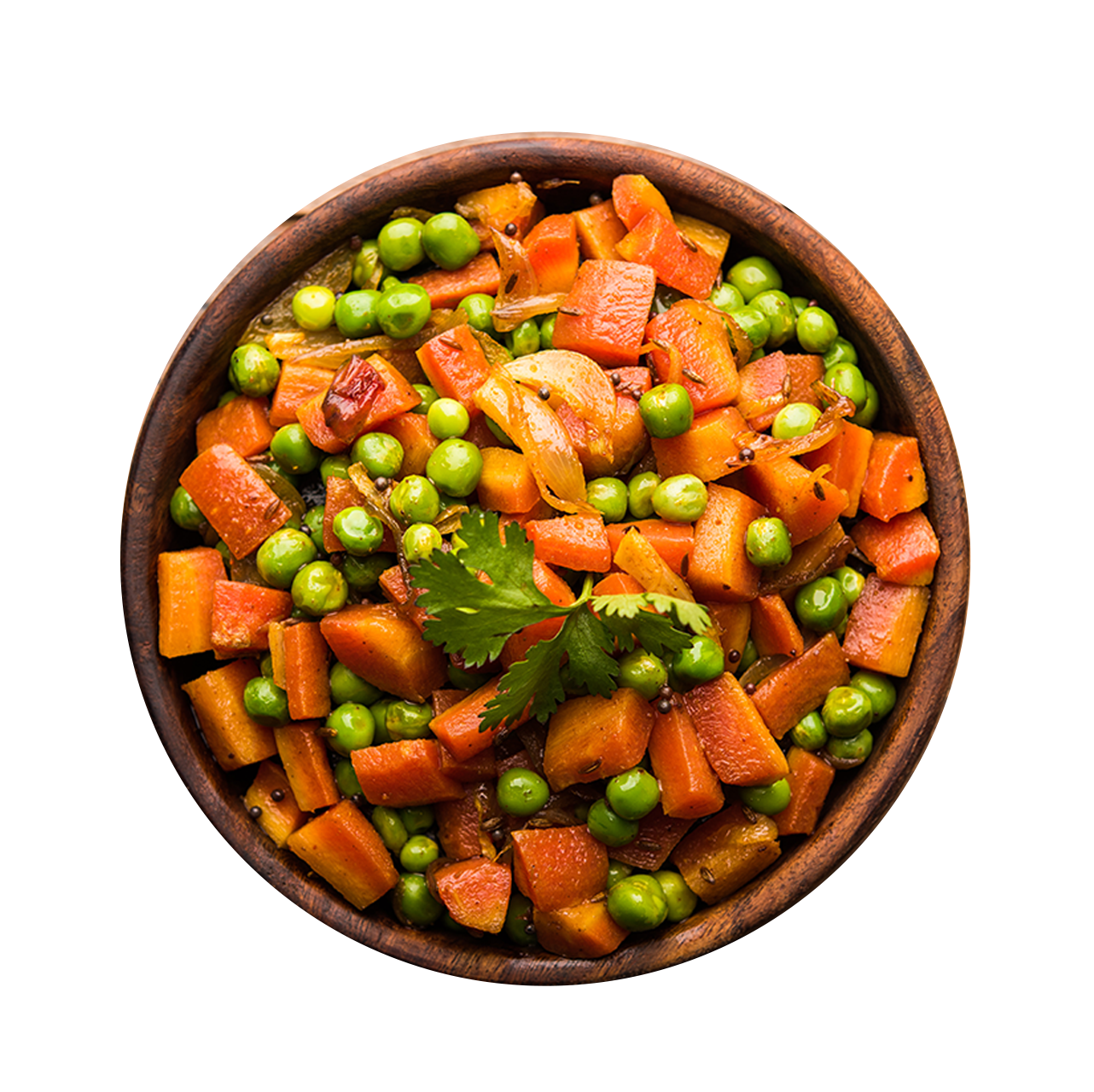HONEY-BUTTER PEAS AND CARROTS