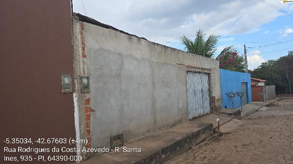 Vende-se em Demerval Lobao-PI  Casa, 56.00 de área total, 56.00 de área privativa, 200.00 de área do terreno,  2_qto(s), WC, 1_sala(s), cozinha, Terraco.
